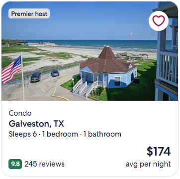 galveston condo