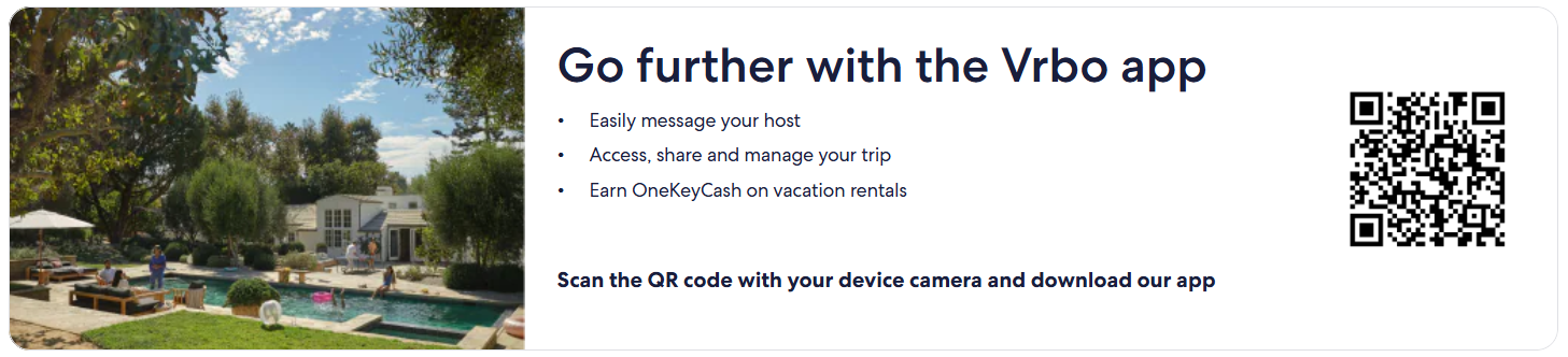 Go further with the Vrbo app
